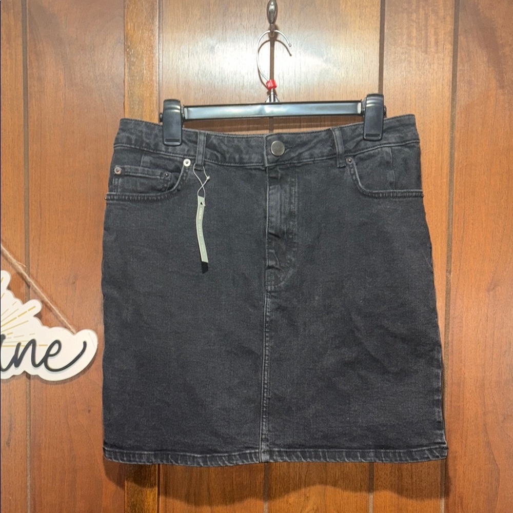 ASOS Black Jean mini Skirt Casual